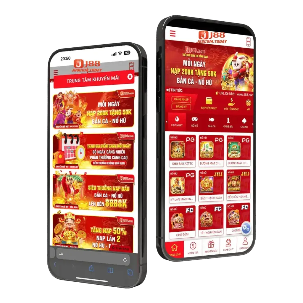 Ảnh chụp màn hình các tính năng ứng dụng JW388 Win